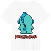 image:imageSanrio Hangyodon Backside Logo Tee Shirt TShirtWhite