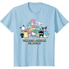 image:imageSanrio Hello Kitty amp Friends Power in Kindness Black Classic Fit TShirt Crew Neck Short SleeveBaby Blue