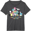 image:imageSanrio Hello Kitty amp Friends Power in Kindness Black Classic Fit TShirt Crew Neck Short SleeveDark Heather Grey