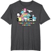 image:imageSanrio Hello Kitty amp Friends Power in Kindness Black Classic Fit TShirt Crew Neck Short SleeveDark Heather Grey
