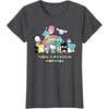image:imageSanrio Hello Kitty amp Friends Power in Kindness Black Classic Fit TShirt Crew Neck Short SleeveDark Heather Grey