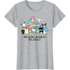 image:imageSanrio Hello Kitty amp Friends Power in Kindness Black Classic Fit TShirt Crew Neck Short SleeveHeather Grey