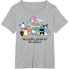 image:imageSanrio Hello Kitty amp Friends Power in Kindness Black Classic Fit TShirt Crew Neck Short SleeveHeather Grey