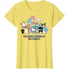 image:imageSanrio Hello Kitty amp Friends Power in Kindness Black Classic Fit TShirt Crew Neck Short SleeveLemon Yellow