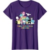image:imageSanrio Hello Kitty amp Friends Power in Kindness Black Classic Fit TShirt Crew Neck Short SleevePurple