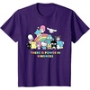 image:imageSanrio Hello Kitty amp Friends Power in Kindness Black Classic Fit TShirt Crew Neck Short SleevePurple