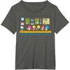 image:imageSanrio Hello Kitty and Friends Daydreaming about Lunch Class TShirtAsphalt Grey