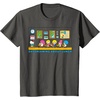 image:imageSanrio Hello Kitty and Friends Daydreaming about Lunch Class TShirtAsphalt Grey