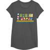 image:imageSanrio Hello Kitty and Friends Daydreaming about Lunch Class TShirtAsphalt Grey