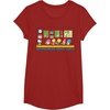 image:imageSanrio Hello Kitty and Friends Daydreaming about Lunch Class TShirtCranberry Red