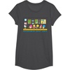 image:imageSanrio Hello Kitty and Friends Daydreaming about Lunch Class TShirtDark Heather Grey