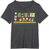 image:imageSanrio Hello Kitty and Friends Daydreaming about Lunch Class TShirtDark Heather Grey