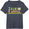 image:imageSanrio Hello Kitty and Friends Daydreaming about Lunch Class TShirtHeather Blue
