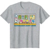image:imageSanrio Hello Kitty and Friends Daydreaming about Lunch Class TShirtHeather Grey