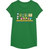 image:imageSanrio Hello Kitty and Friends Daydreaming about Lunch Class TShirtKelly Green