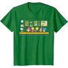 image:imageSanrio Hello Kitty and Friends Daydreaming about Lunch Class TShirtKelly Green