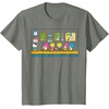 image:imageSanrio Hello Kitty and Friends Daydreaming about Lunch Class TShirtOlive Heather