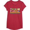 image:imageSanrio Hello Kitty and Friends Daydreaming about Lunch Class TShirtRed Heather
