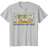 image:imageSanrio Hello Kitty and Friends Daydreaming about Lunch Class TShirtSilver Grey
