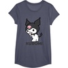 image:imageSanrio Kuromi Backside Logo Tee Shirt TShirtHeather Blue