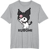 image:imageSanrio Kuromi Backside Logo Tee Shirt TShirtHeather Grey