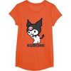 image:imageSanrio Kuromi Backside Logo Tee Shirt TShirtOrange