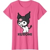 image:imageSanrio Kuromi Backside Logo Tee Shirt TShirtPink Heather