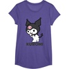 image:imageSanrio Kuromi Backside Logo Tee Shirt TShirtPurple Heather