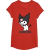 image:imageSanrio Kuromi Backside Logo Tee Shirt TShirtRed