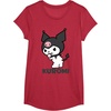 image:imageSanrio Kuromi Backside Logo Tee Shirt TShirtRed Heather
