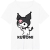 image:imageSanrio Kuromi Backside Logo Tee Shirt TShirtWhite