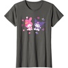 image:imageSanrio Kuromi and My Melody Berries TShirt Small BlackAsphalt Grey