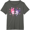 image:imageSanrio Kuromi and My Melody Berries TShirt Small BlackAsphalt Grey