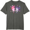 image:imageSanrio Kuromi and My Melody Berries TShirt Small BlackAsphalt Grey