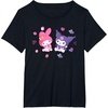 image:imageSanrio Kuromi and My Melody Berries TShirt Small BlackBlack