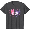 image:imageSanrio Kuromi and My Melody Berries TShirt Small BlackDark Heather Grey