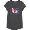 image:imageSanrio Kuromi and My Melody Berries TShirt Small BlackDark Heather Grey