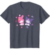 image:imageSanrio Kuromi and My Melody Berries TShirt Small BlackHeather Blue