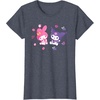 image:imageSanrio Kuromi and My Melody Berries TShirt Small BlackHeather Blue