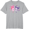 image:imageSanrio Kuromi and My Melody Berries TShirt Small BlackHeather Grey