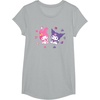 image:imageSanrio Kuromi and My Melody Berries TShirt Small BlackHeather Grey
