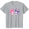 image:imageSanrio Kuromi and My Melody Berries TShirt Small BlackHeather Grey