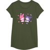 image:imageSanrio Kuromi and My Melody Berries TShirt Small BlackOlive Green