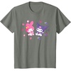 image:imageSanrio Kuromi and My Melody Berries TShirt Small BlackOlive Heather