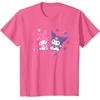 image:imageSanrio Kuromi and My Melody Berries TShirt Small BlackPink Heather