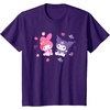 image:imageSanrio Kuromi and My Melody Berries TShirt Small BlackPurple