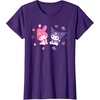 image:imageSanrio Kuromi and My Melody Berries TShirt Small BlackPurple