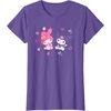 image:imageSanrio Kuromi and My Melody Berries TShirt Small BlackPurple Heather