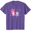 image:imageSanrio Kuromi and My Melody Berries TShirt Small BlackPurple Heather