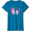 image:imageSanrio Kuromi and My Melody Berries TShirt Small BlackSapphire Blue